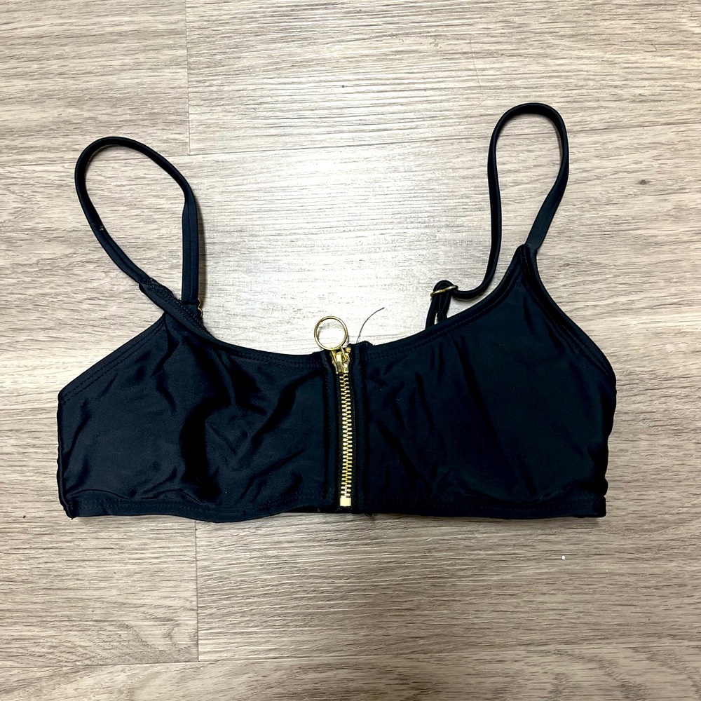 Black swim top
